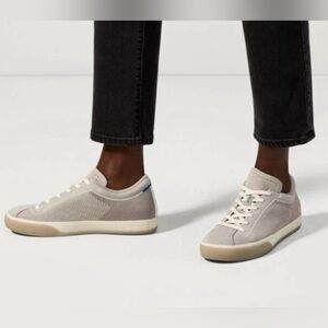 Rothys Lace Up Sneaker Vintage Gray Model No. 038